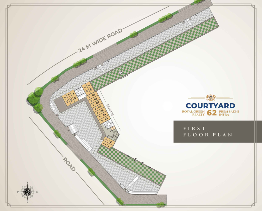 Courtyard 62 Gurgaonfloor plan