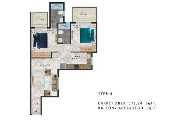 Om Apartmentsfloor plan