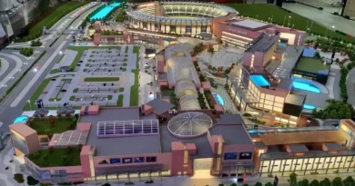 Actual Image of Omaxe project Dwarka 19 b, Omaxe Ltd's project in Dwarka, multi-sports facility and retail hub in Delhi, ₹1500 Crore Project in Dwarka 19b, new sports and retail development in Dwarka Delhi, Dwarka’s new multi-sports and retail hub
